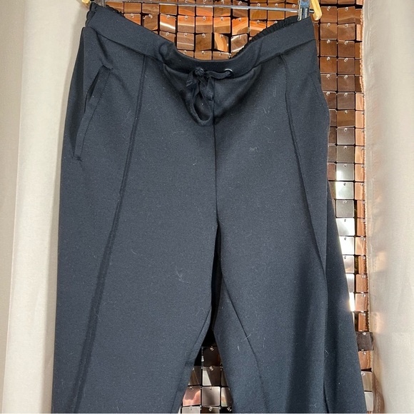 Classic Edition Black Business Casual Trousers w Drawstring Waist Size Large - Picture 3 of 6